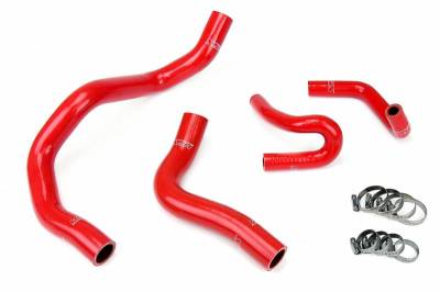 HPS Silicone Hose - HPS Reinforced Red Silicone Radiator + Heater Hose Kit Coolant for Mazda 99-05 Miata 1.8L