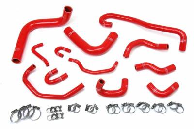 HPS Silicone Hose - HPS Reinforced Red Silicone Radiator + Heater Hose Kit Coolant for Toyota 89-92 Pickup 3.0L V6 Left Hand Drive