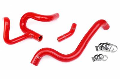 HPS Silicone Hose - HPS Reinforced Red Silicone Radiator Hose Kit Coolant for Dodge 12-16 Dart 1.4T Turbo