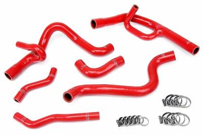 HPS Silicone Hose - HPS Reinforced Red Silicone Radiator Hose Kit Coolant for Dodge 13-16 Dart 2.0L 2.4L Non Turbo