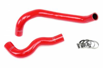 HPS Silicone Hose - HPS Reinforced Red Silicone Radiator Hose Kit Coolant for Nissan 07-08 350Z VQ35HR