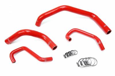 HPS Silicone Hose - HPS Reinforced Red Silicone Radiator Hose Kit Coolant for Toyota 07-15 Tundra 4.0 V6