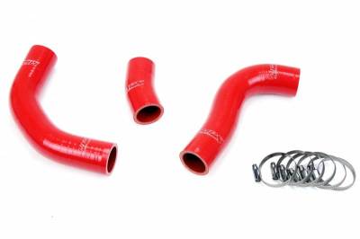 HPS Silicone Hose - HPS Reinforced Red Silicone Radiator Hose Kit Coolant for Toyota 88-90 Land Cruiser FJ62 4.0L I6