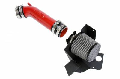 HPS Silicone Hose - HPS Shortram Air Intake Kit 03-07 Infiniti G35 Coupe 3.5L V6, Includes Heat Shield, Red