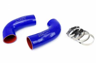 HPS Silicone Hose - HPS Silicone Post MAF Dual Air Intake Tubes Kit Blue 5.0L V8 for BMW 98-03 M5 E39