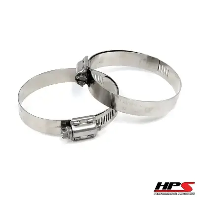 HPS Silicone Hose - HPS Stainless Steel Worm Gear Miniature Clamp Size 4 10pc Pack 1/4" - 5/8" (6mm-16mm)