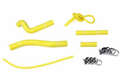 HPS Silicone Hose - HPS Yellow Reinforced Silicone Radiator Hose Kit for Suzuki 01-08 RM125 2 Stroke
