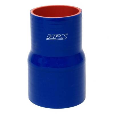 HPS Silicone Hose - Silicone Reducer Hose,High Temp 4-ply Reinforced,2" - 2-1/2" ID,6" Long,Blue