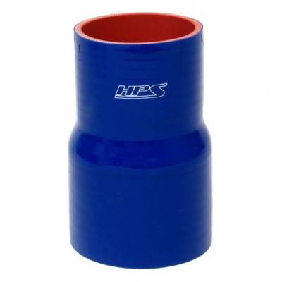 HPS Silicone Hose - Silicone Reducer Hose,High Temp 4-ply Reinforced,2-1/2" - 2-3/4" ID,6" Long,Blue