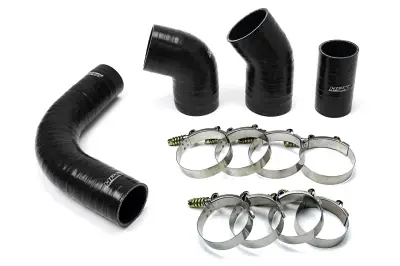 HPS Silicone Hose - HPS High Temp Aramid Reinforced Silicone Intercooler Hose Boots Kit for Chevy 2002-2004 Silverado 3500 6.6L Duramax LB7 Diesel