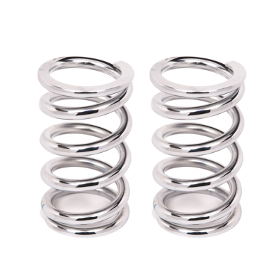 Aldan Performance - Coil-Over-Spring, 350 lbs./in. Rate, 6 in. Length, 2.5 in. I.D. Chrome, Pair