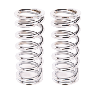 Aldan Performance - Coil-Over-Spring, 180 lbs./in. Rate, 9 in. Length, 2.5 in. I.D. Chrome, Pair