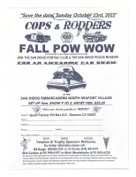 • Cops & Rodders Fall POW WOW