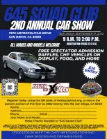645 Squad Club 2nd Annual Car Show