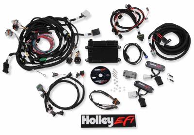 Holley EFI - HP EFI ECU & HARNESS KIT Complete 99-04 4 Valve Ford Modular "Bosch Style" with NTK Oxygen Sensor