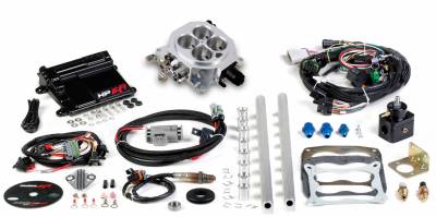 Holley EFI - HP EFI Universal MPI Retrofit Kit, 4150™ carburetor style intake manifolds