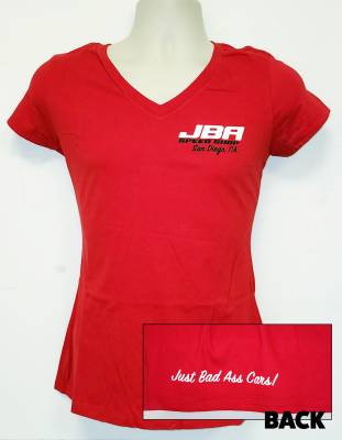 JBA Merchandise  - JBA Womens V-Neck - Red
