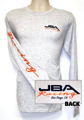 JBA Merchandise  - JBA Vintage Racing T-Shirt Long Sleeve - Grey