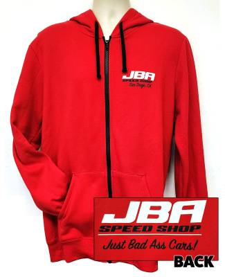 JBA Merchandise  - JBA Zipper Hoodie - Red