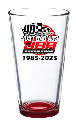 JBA Merchandise  - JBA 40th Anniversary Pint Glass - FREE SHIPPING