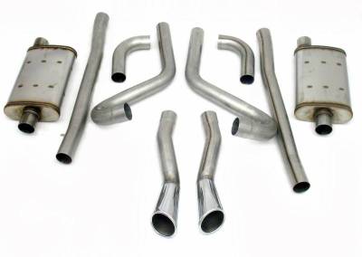 Exhaust Systems - Automotive - JBA Exhaust - 65-66 2-1/2 Mustang GT