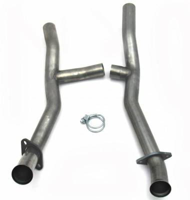 JBA Performance Exhaust - High Flow Mid-Pipes - JBA Exhaust - H-Pipe for 1655, 351W for T5 Trans w/Cable Clutch