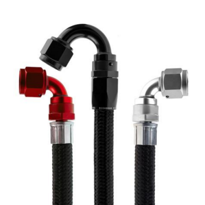 Red Horse Performance - Hoses - 235 Series Black Stainless Core E85 Hose