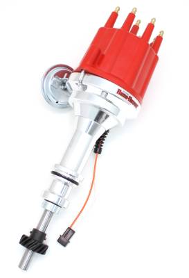 Dist Billet Mag Trig Ford 351C Red Male cap Vac Adv