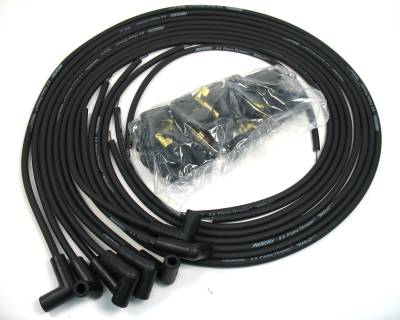Wires, Univ. 8MM 8 cyl 90 Deg black