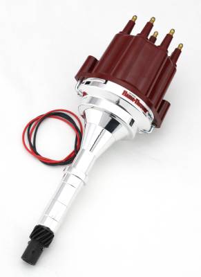 PerTronix Ignition Products - PerTronix Electronic Distributors - PerTronix Ignition Products - Dist Billet AMC V8 Non/Vac Red Male Cap