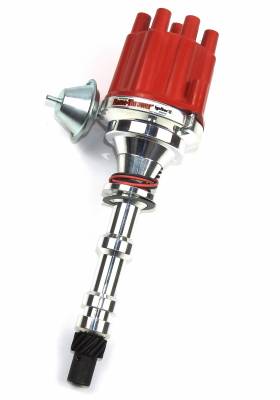 PerTronix Ignition Products - PerTronix Electronic Distributors - PerTronix Ignition Products - Dist Billet Chevy 409 Vac Red Cap