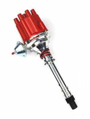 PerTronix Ignition Products - PerTronix Electronic Distributors - PerTronix Ignition Products - Dist Billet Chevy SB/BB red cap