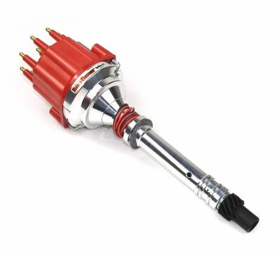 PerTronix Ignition Products - PerTronix Electronic Distributors - PerTronix Ignition Products - Dist Billet Chevy Non/Vac red Male cap