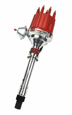 PerTronix Ignition Products - PerTronix Electronic Distributors - PerTronix Ignition Products - Dist Billet Chevy Red Male cap