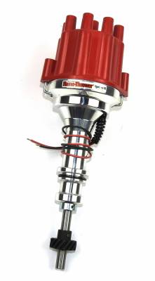 PerTronix Ignition Products - PerTronix Electronic Distributors - PerTronix Ignition Products - Dist Billet Ford 351C No/Vac red cap