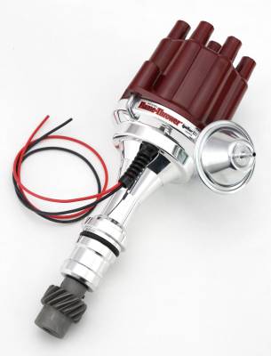 Dist Billet I3 Oldsmobile V8 Vac Red Cap