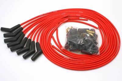 Wires, Univ. 8MM 8 cyl 115 Deg red