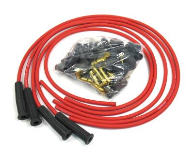 Wires, VW Univ. 8MM 180 Deg red