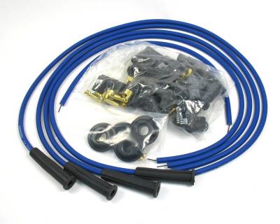 Wires, VW Univ. 8MM 180 Deg blue