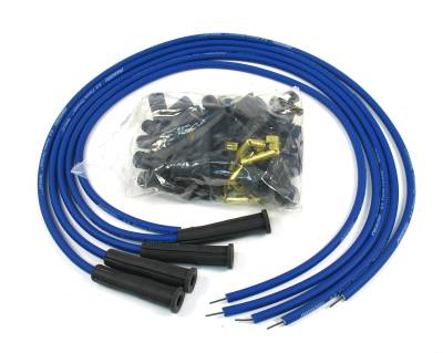 Wires, Univ. 8MM 4 cyl 180 Deg blue