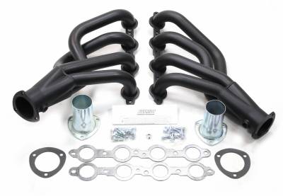 Patriot Headers - Patriot Tri-5 Headers - Patriot Exhaust Products - 55-57 Chevrolet LS Mid Length Black