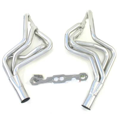 Patriot Headers - Patriot Circle Track Headers - Patriot Exhaust Products - 78-87 GM G Body SBC Silver Ceramic