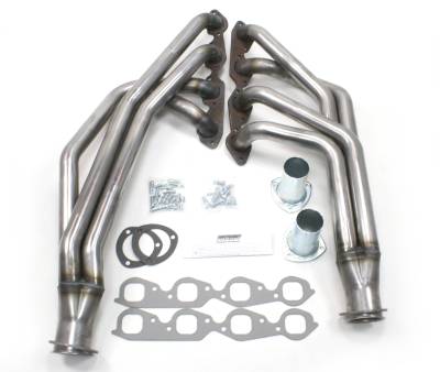 Patriot Headers - Patriot Tri-5 Headers - Patriot Exhaust Products - 55-57 Chevrolet BBC Long Tube Raw Steel