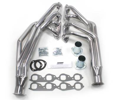 Patriot Exhaust Products - 55-57 Chevrolet BBC Long Tube Silver
