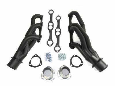 Patriot Headers - Patriot Clippster Headers - Patriot Exhaust Products - 64-92 GM F, G, A Body SBC Mid Length Blck