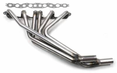 Patriot Headers - Patriot Full Length & Fenderwell Headers - Patriot Exhaust Products - 53-64 Ford F-100 Long Tube Raw Steel