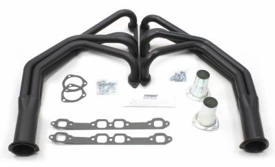 Patriot Headers - Patriot Full Length & Fenderwell Headers - Patriot Exhaust Products - 53-64 Ford F-102 Long Tube Black