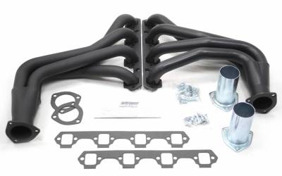 Patriot Headers - Patriot Full Length & Fenderwell Headers - Patriot Exhaust Products - 65-79 Ford F-100/F-150 Long Tube Black