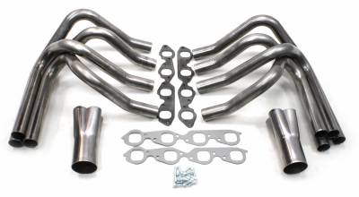 Patriot Headers - Patriot Weld-Up Kits - Patriot Exhaust Products - Sprint Car Style BBC 2" Weld On Kit SAP Raw Finish