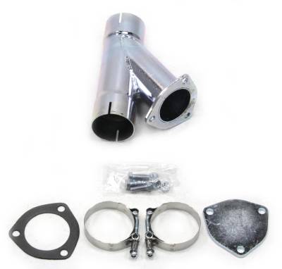 Patriot Exhaust H1131 Exhaust Cut-Out Hookup Kit 2 1/2 Inch Single